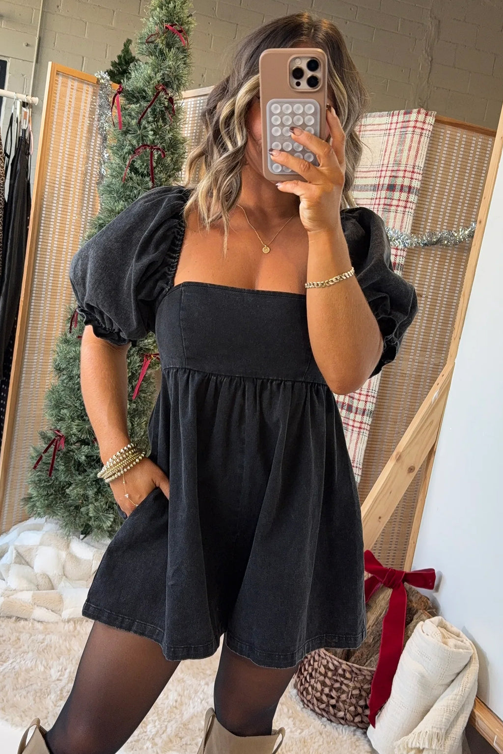 Midnight Charm Romper