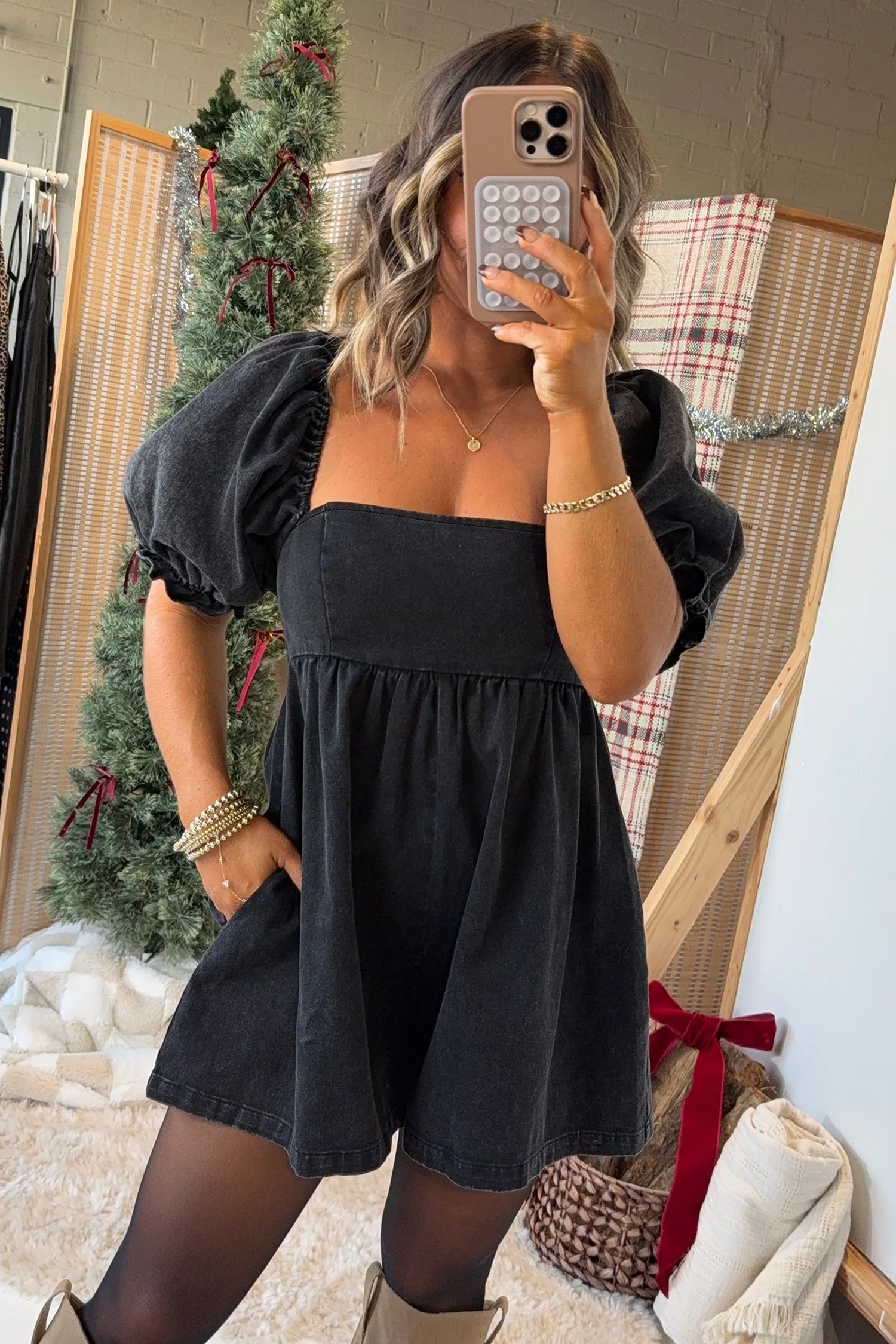 Midnight Charm Romper