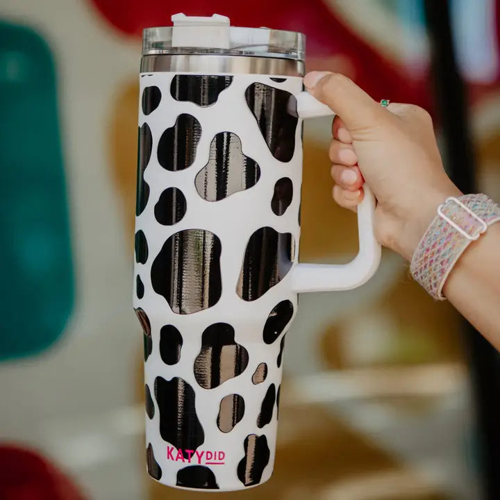 Cow Print Tumbler