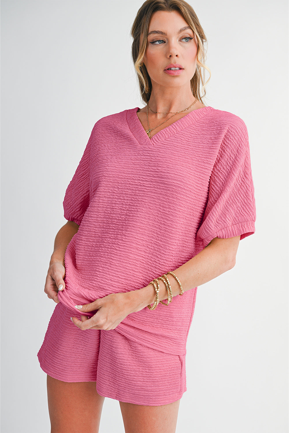 Laidback V-Neck Set