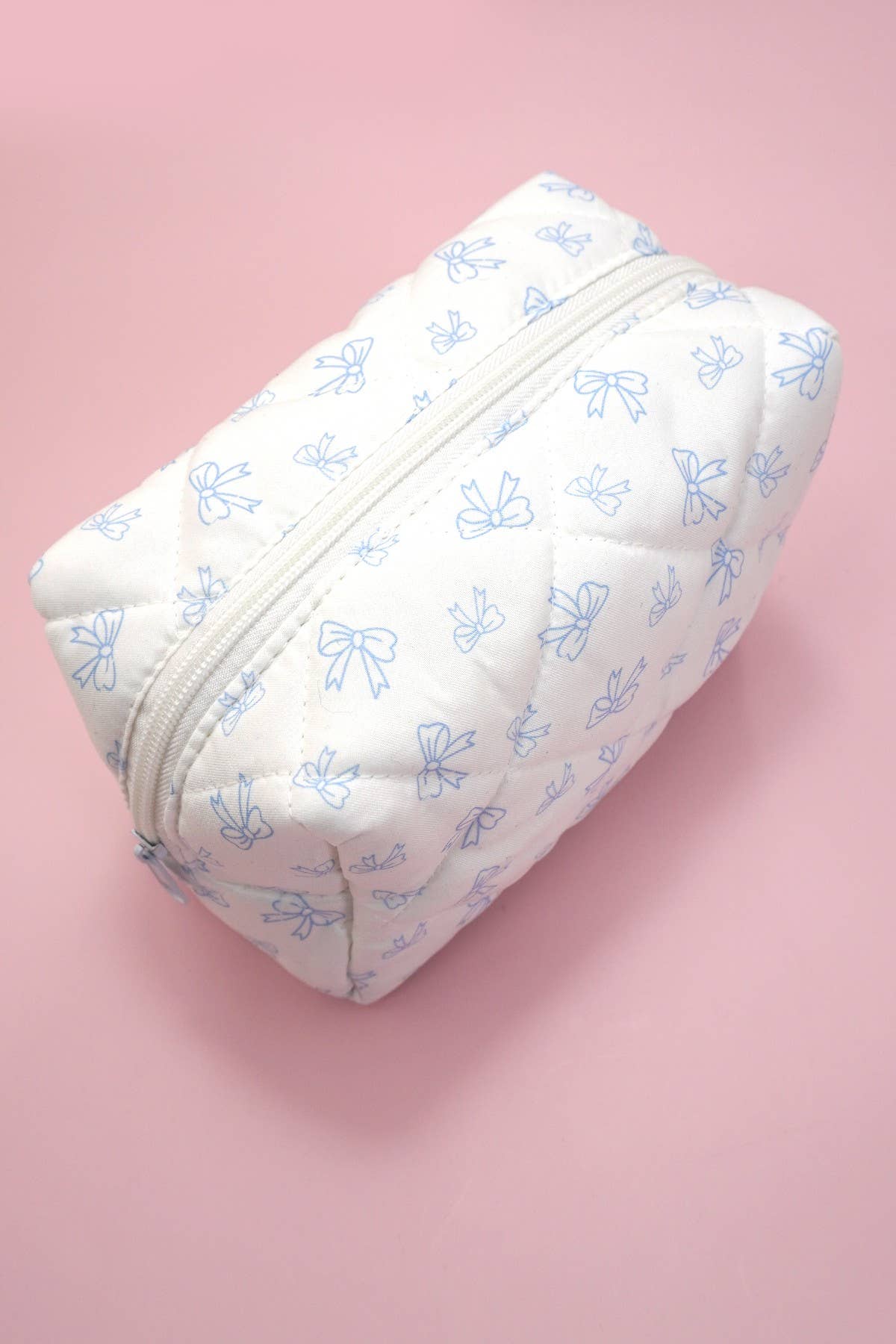 Pinky and the Bow Cosmetic Bag
