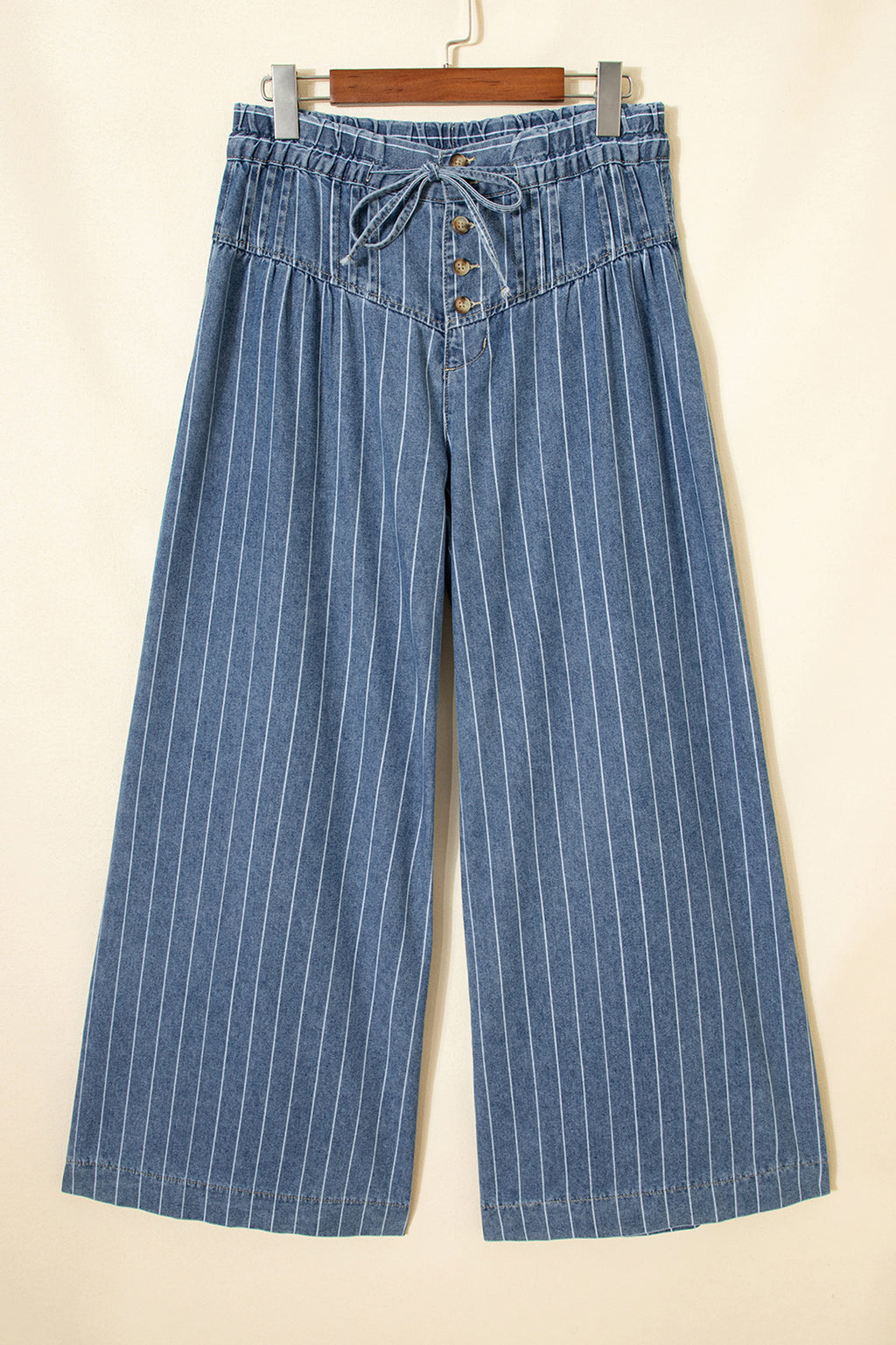 Tidal Wave Pleated Denim