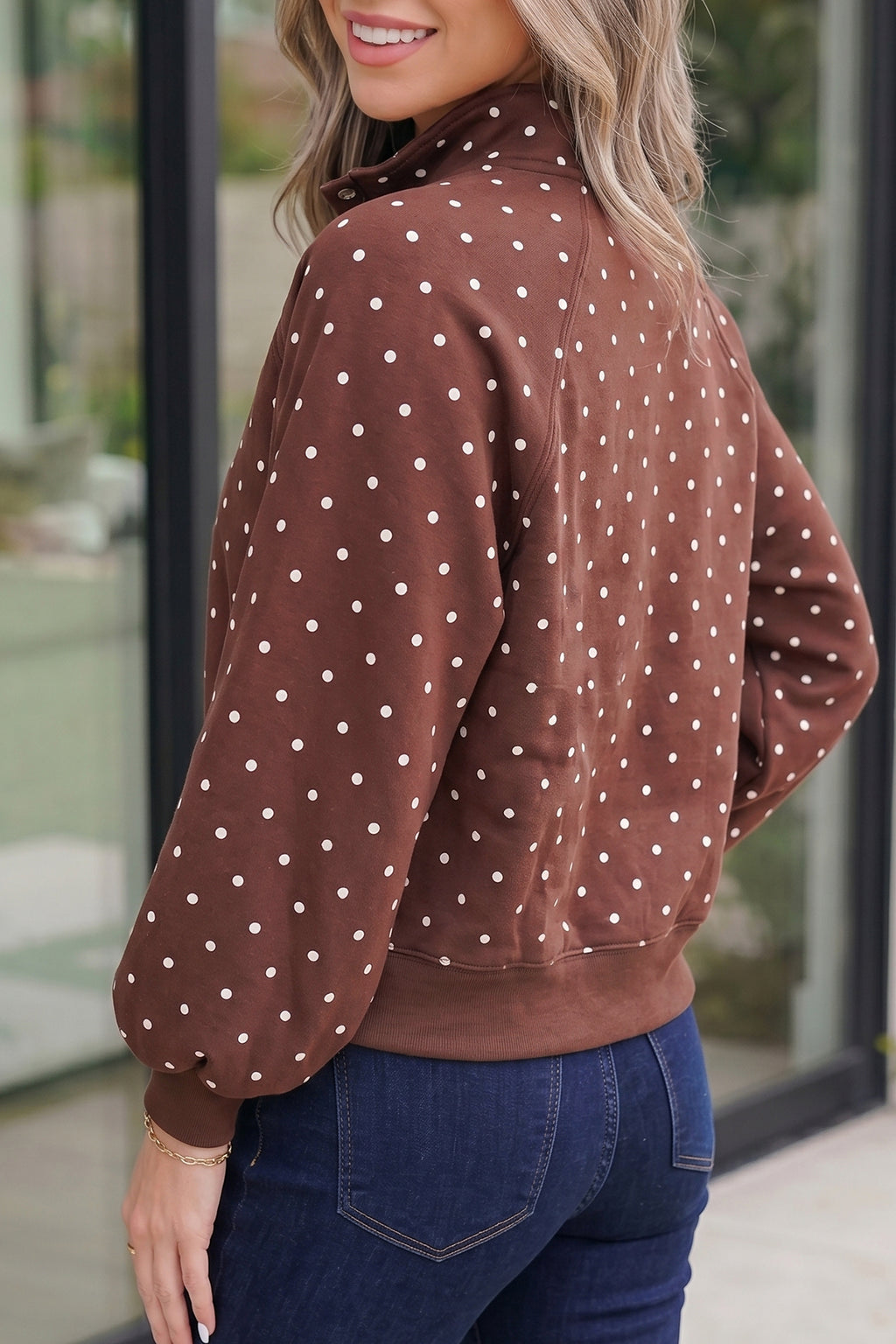 Sweet Pea Polka Dot Pullover