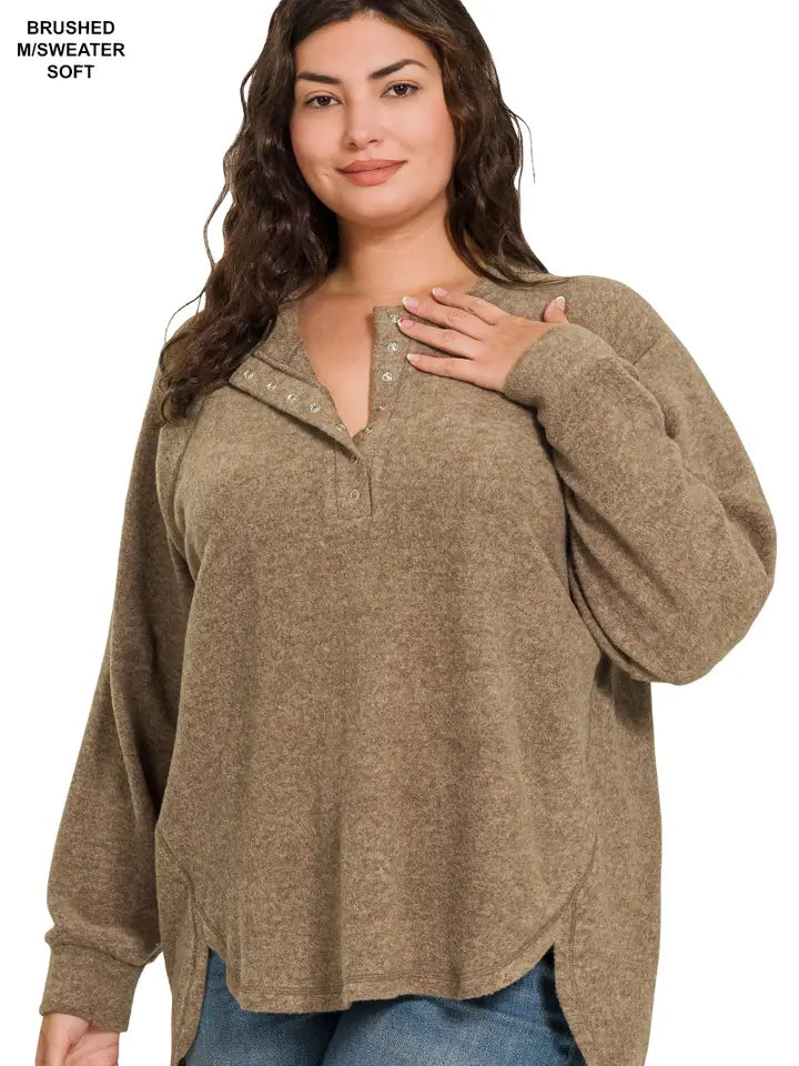 Chill Vibes Brushed Sweater