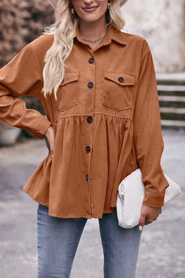 Corduroy Cutie Button Up