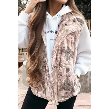 Golden Leaf Puffer Vest