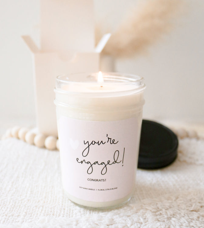 You're Engaged! Candle
