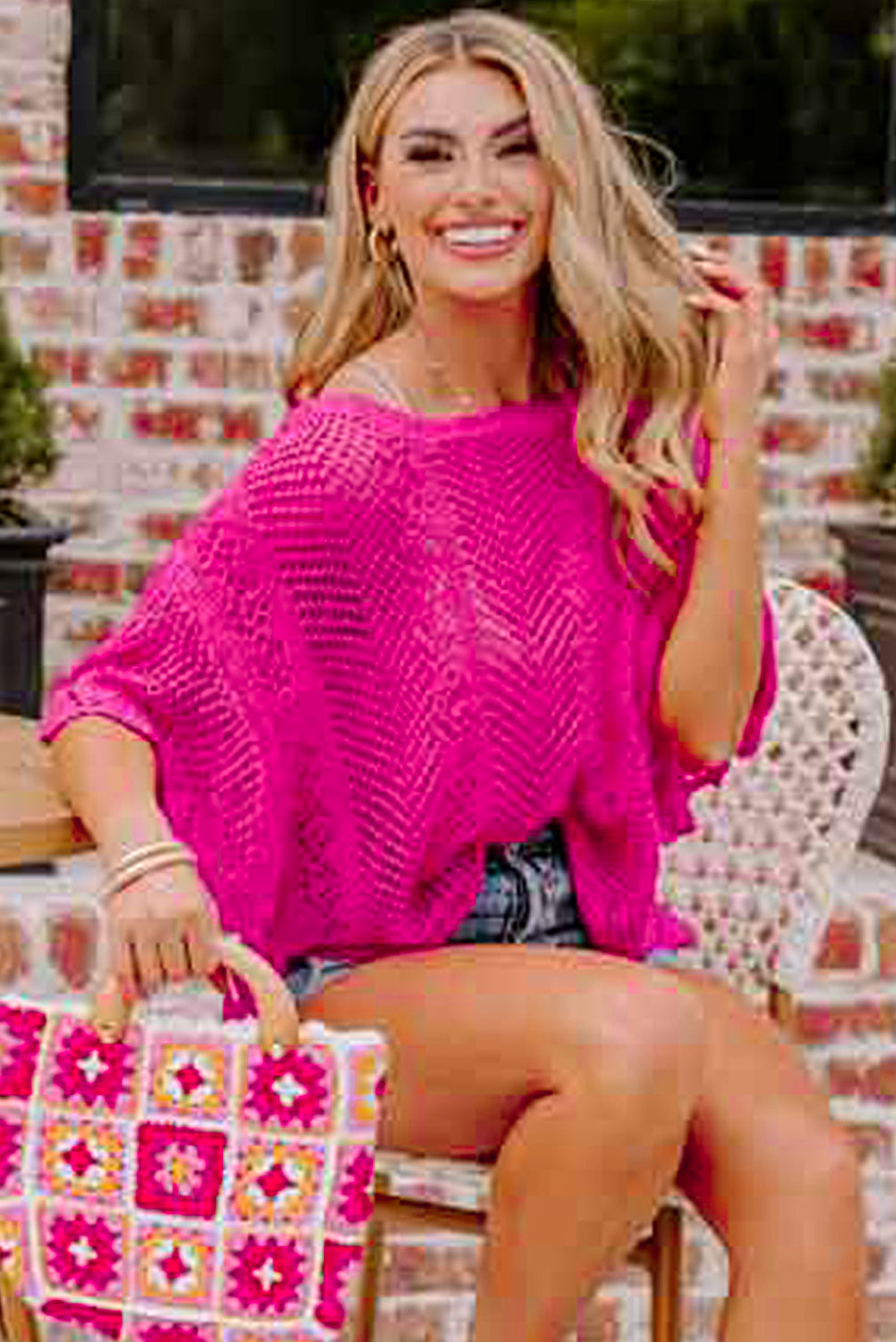 Rosewood Romance Knit Top