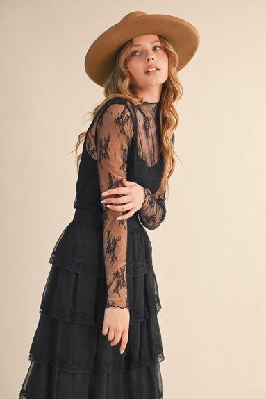 Dream Lace Long Sleeve Top