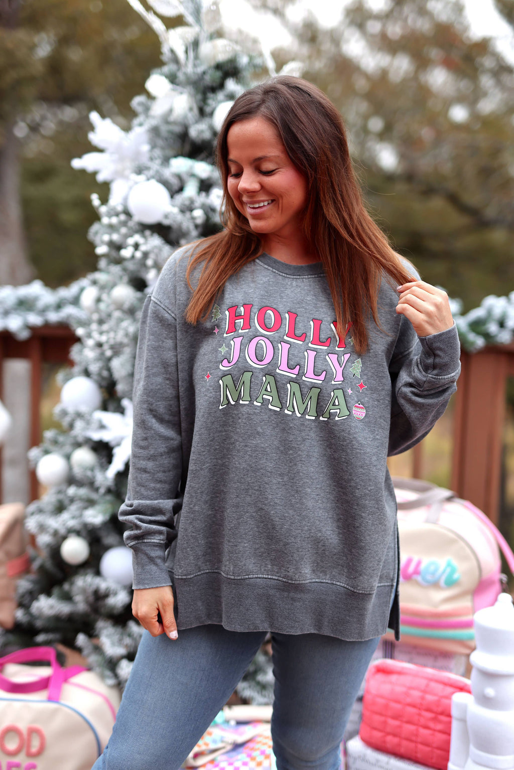 'Holly Jolly Mama' Sweatshirt