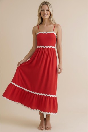 Sweetline Smocked Flare Dress