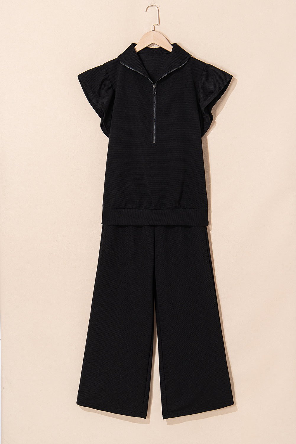 Off-Duty Zip & Wide Leg Set