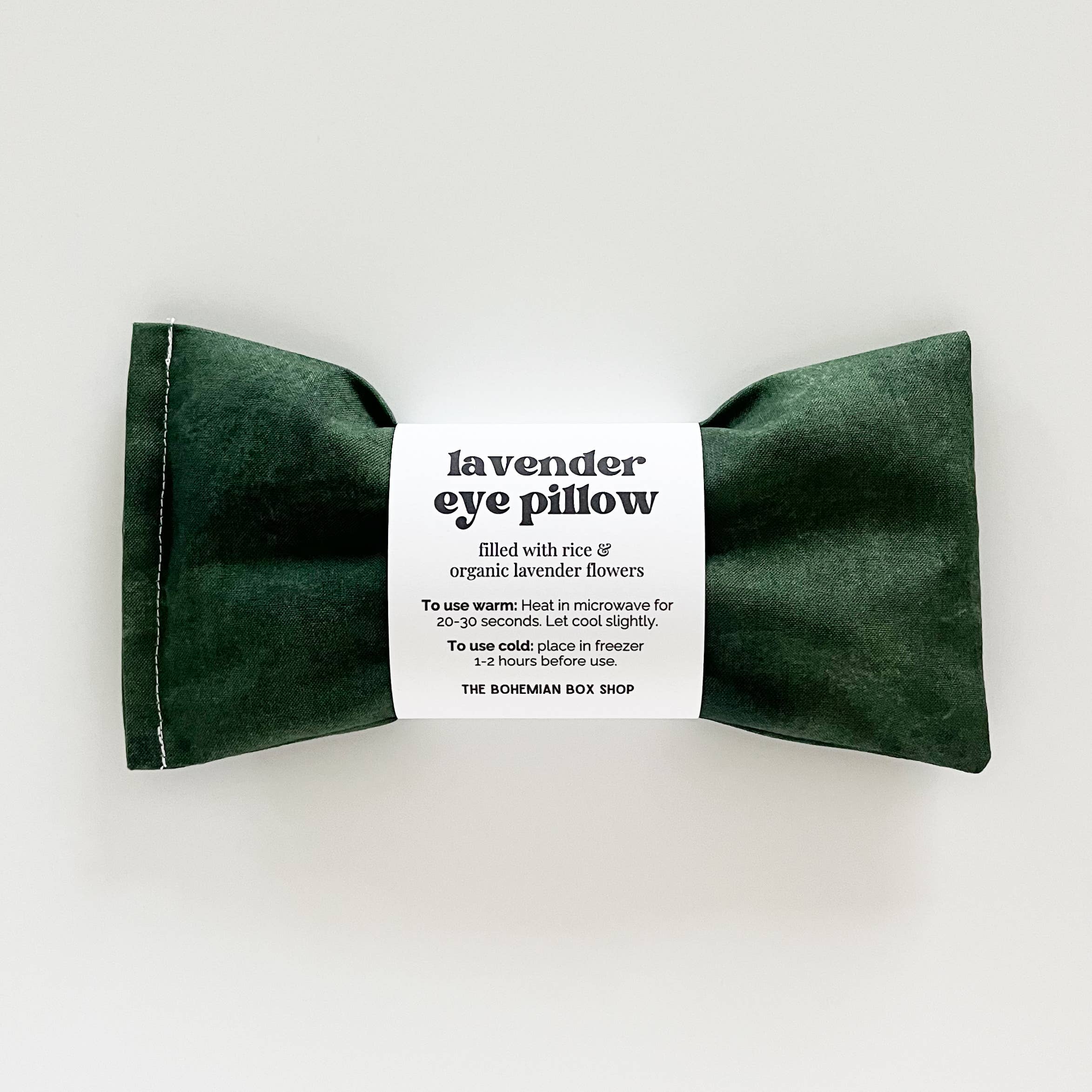 Lavender Eye Pillow - Forest Green