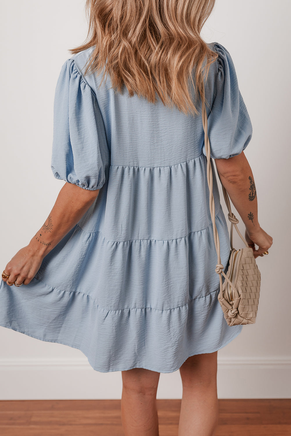 Bluebell Tiered Shirt Dress