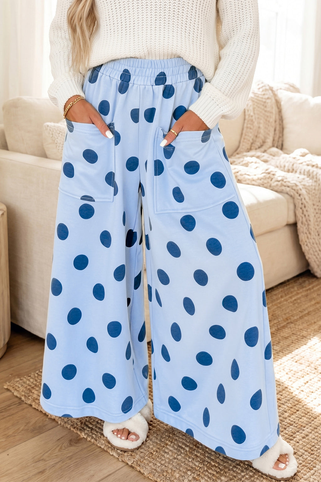 Vintage Picnic Polka Dot Pants