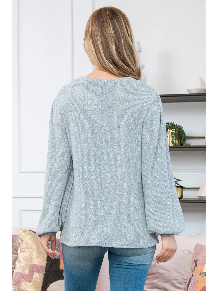 PLUS Golden Hour Ribbed Top