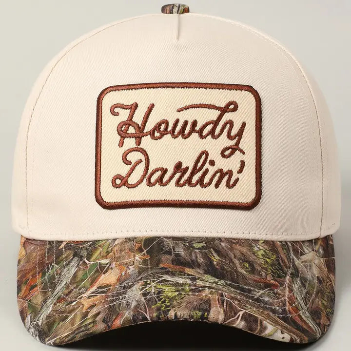 Howdy Darlin’ Embroidered Patch Cap