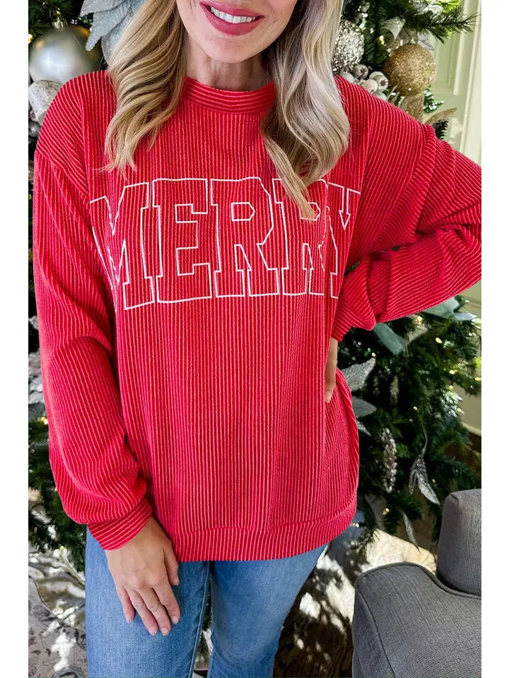 Holiday Cheer Rib Tee
