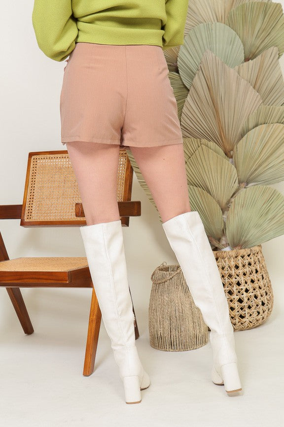 Double Take Mini Skirt