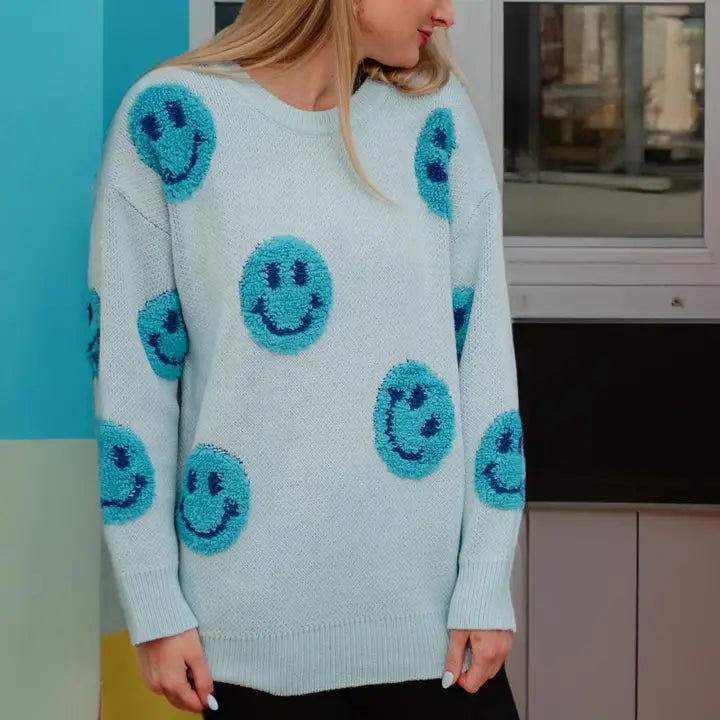 Katy Did Smiley Sweater