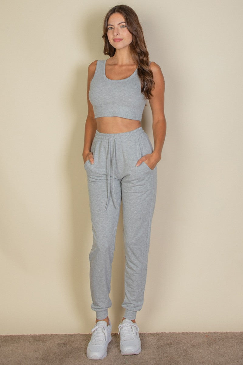 Laidback Luxe Cropped Set